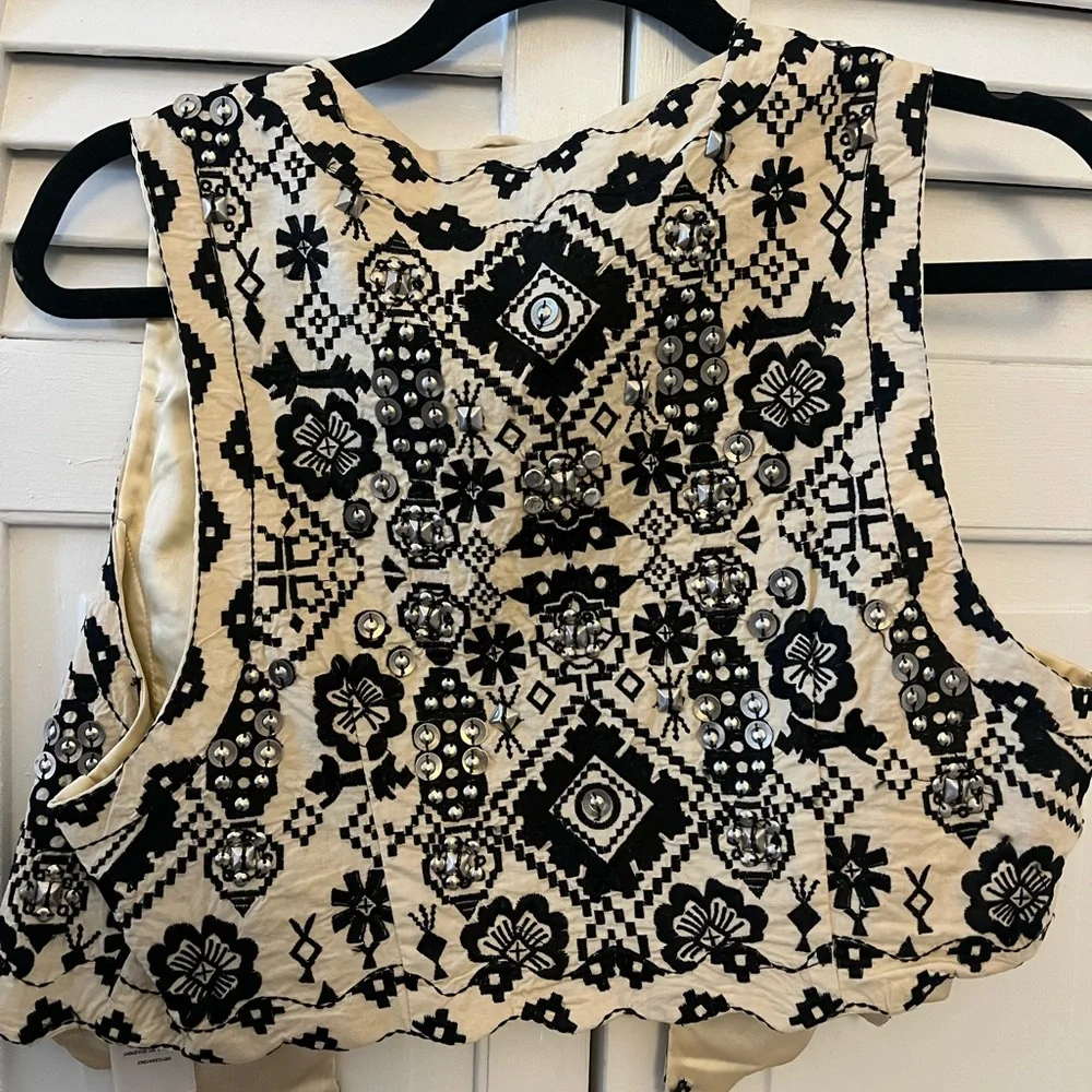 Free People Vintage Satin Vest - Picture 3 of 3